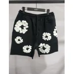 Denim Tears The Cotton Wreath Shorts Black
