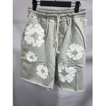 Denim Tears The Cotton Wreath Shorts Grey