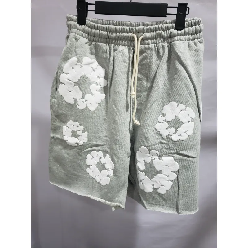 Denim Tears The Cotton Wreath Shorts Grey