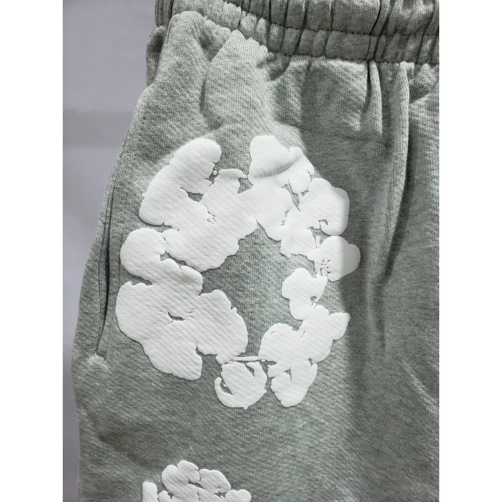 Denim Tears The Cotton Wreath Shorts Grey