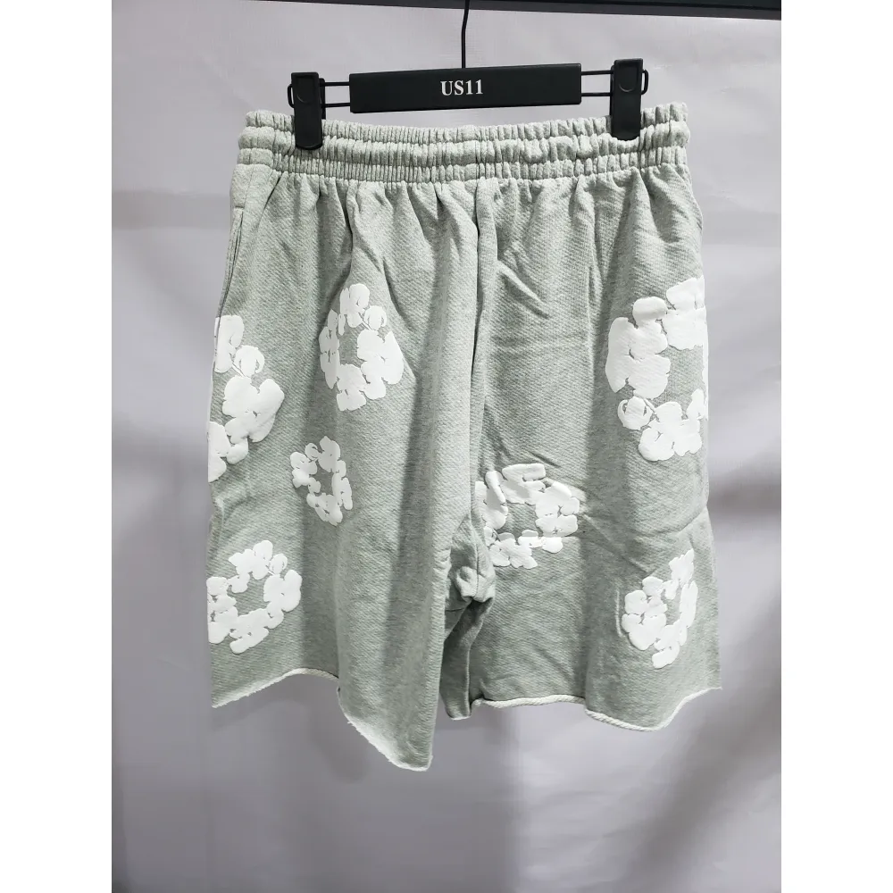 Denim Tears The Cotton Wreath Shorts Grey