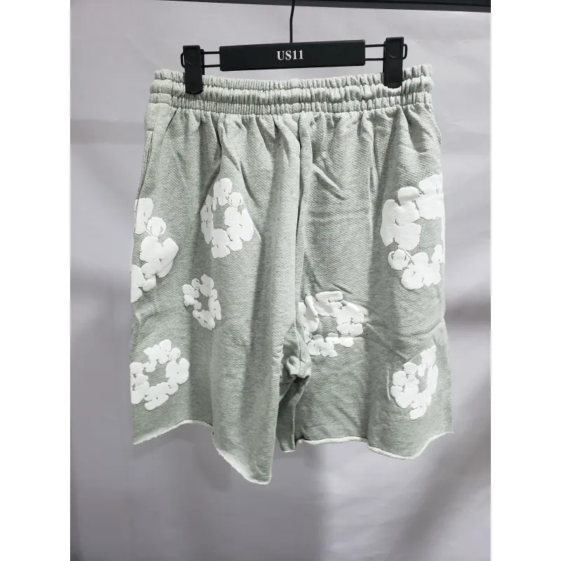 Denim Tears The Cotton Wreath Shorts Grey