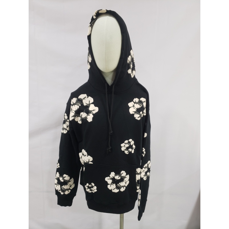 Denim Tears x CPFM Cactus Tears Wreath Hoodie Black YZ 241209
