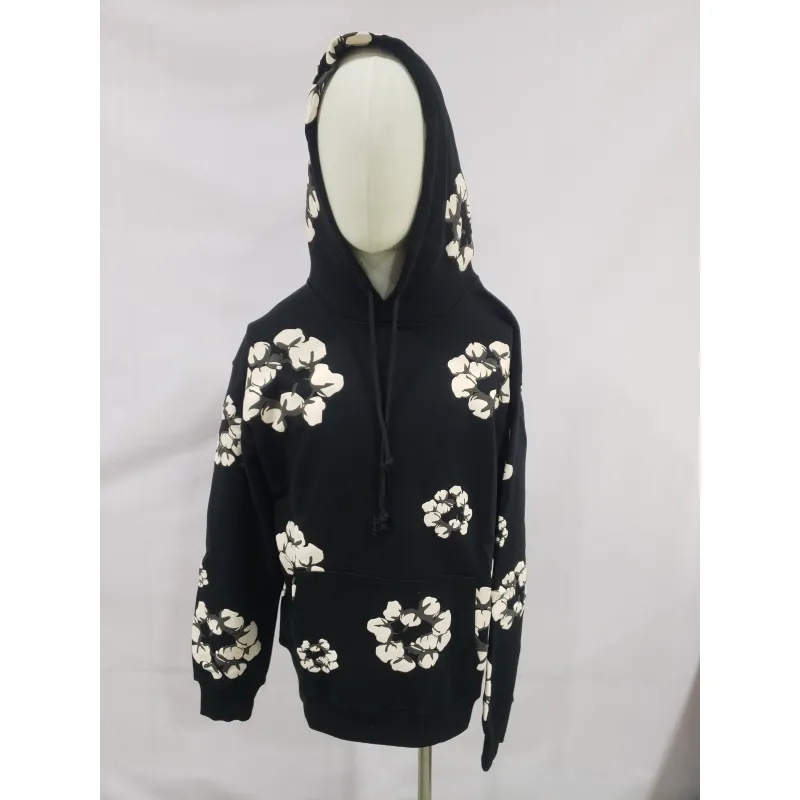 Denim Tears x CPFM Cactus Tears Wreath Hoodie Black YZ 241209