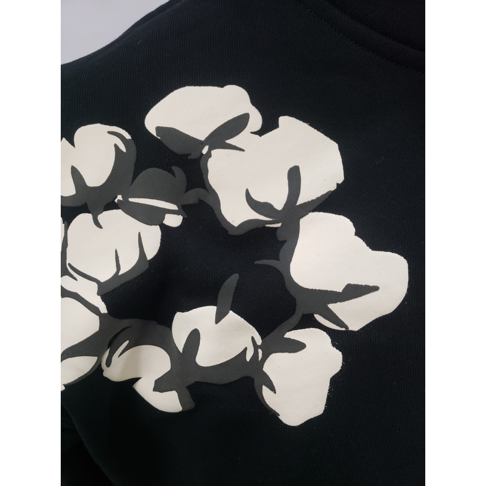 Denim Tears x CPFM Cactus Tears Wreath Hoodie Black YZ 241209
