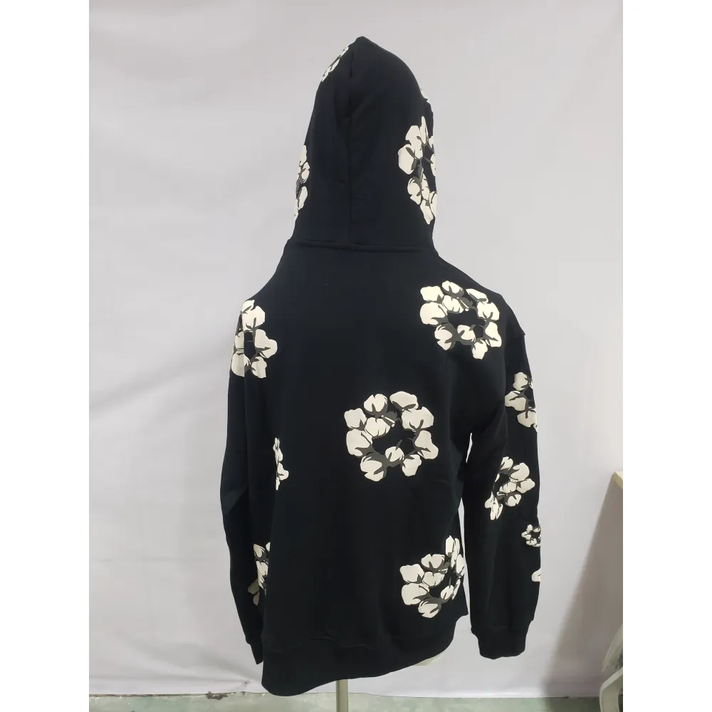 Denim Tears x CPFM Cactus Tears Wreath Hoodie Black YZ 241209