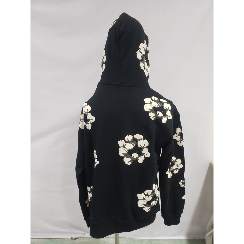 Denim Tears x CPFM Cactus Tears Wreath Hoodie Black YZ 241209