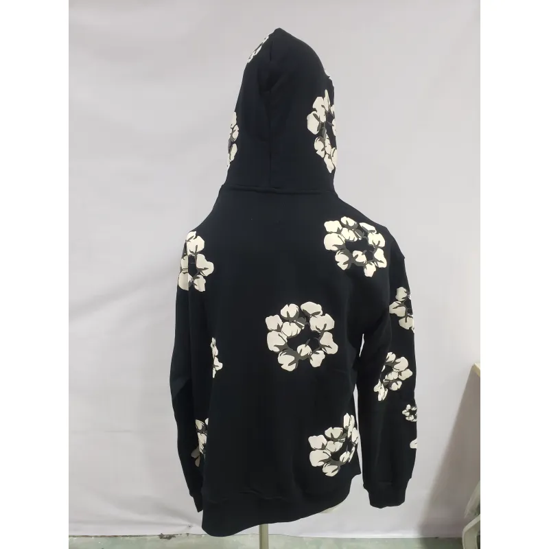 Denim Tears x CPFM Cactus Tears Wreath Hoodie Black YZ 241209