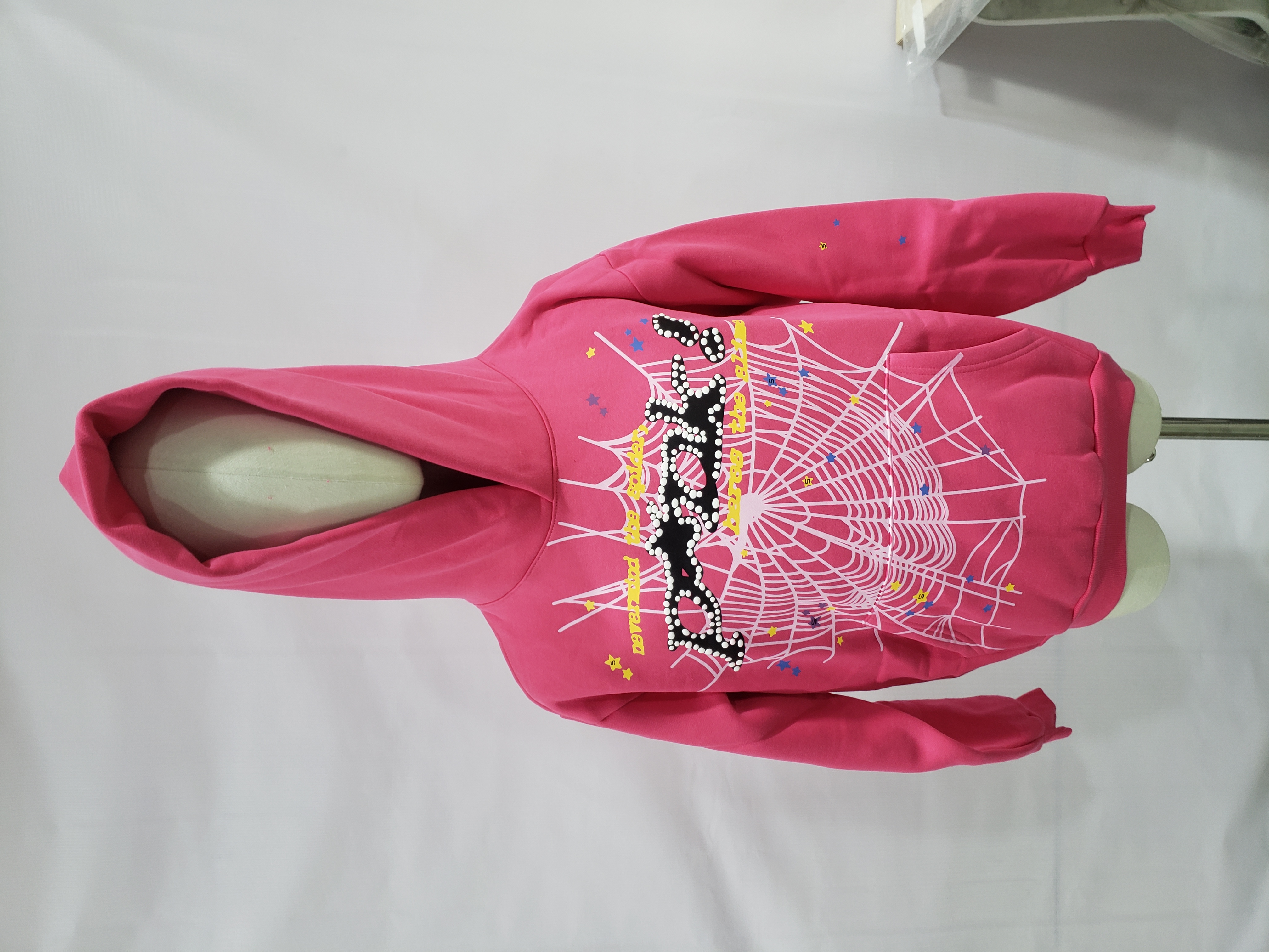 Sp5der P*NK Hoodie Pink YZ EG912
