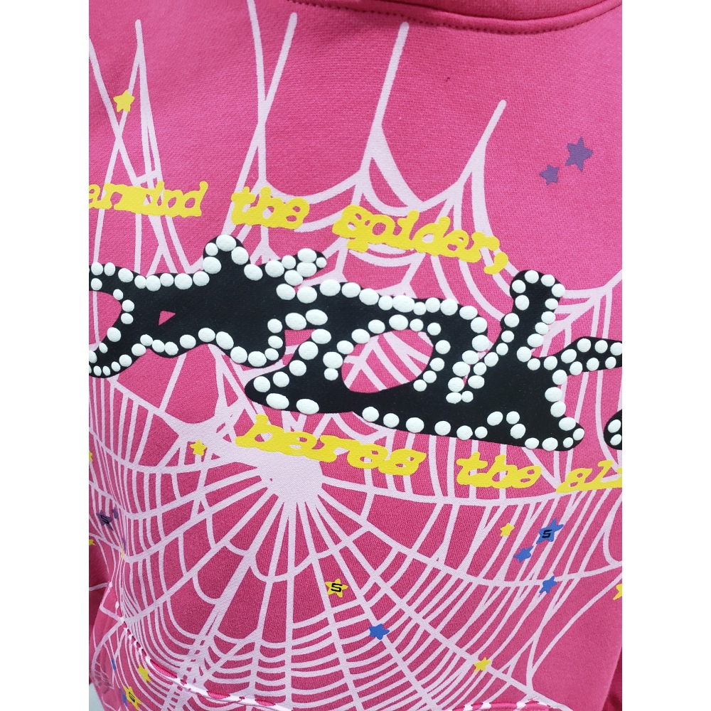 Sp5der P*NK Hoodie Pink YZ EG912