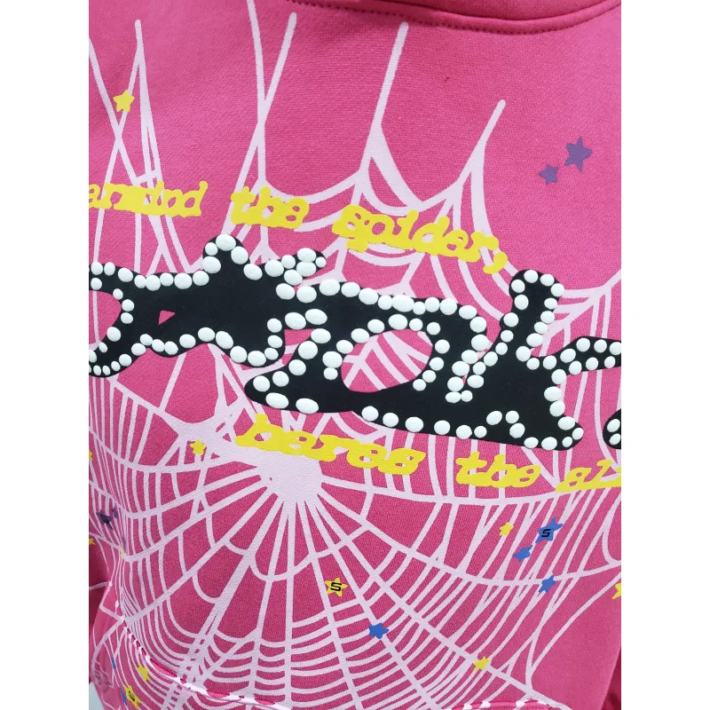 Sp5der P*NK Hoodie Pink YZ EG912