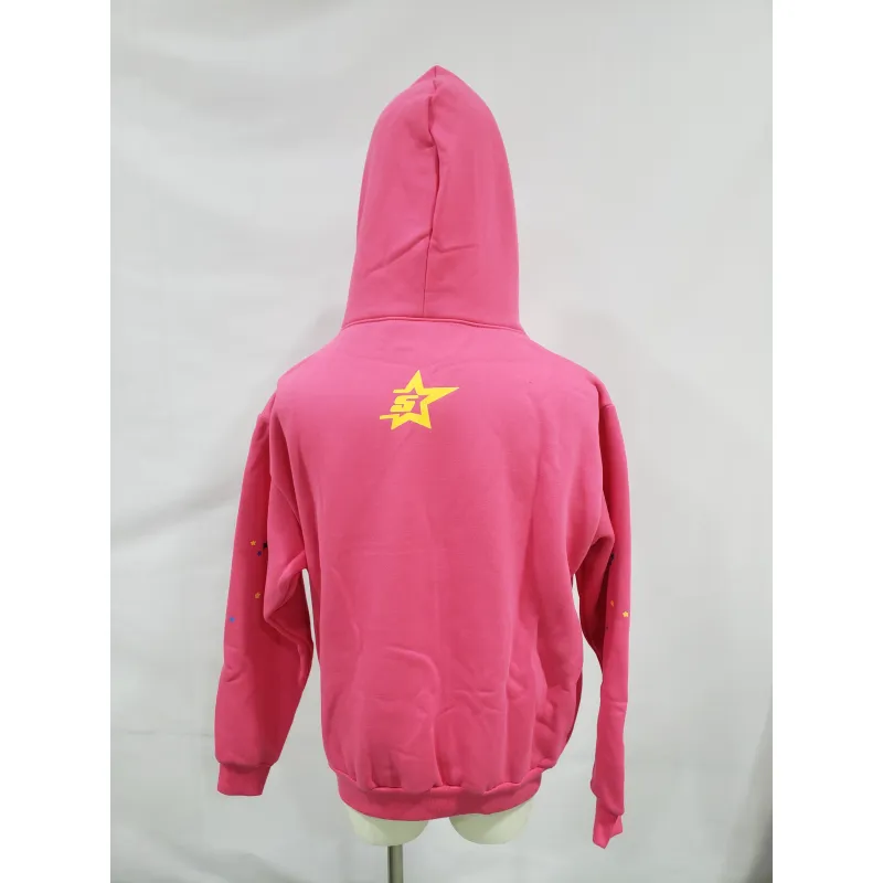 Sp5der P*NK Hoodie Pink YZ EG912