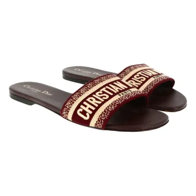 DIOR Classic Dway Slide Red 01