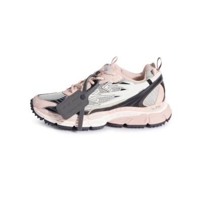 Off White Be Right Back Sneakers Pink Grey 01
