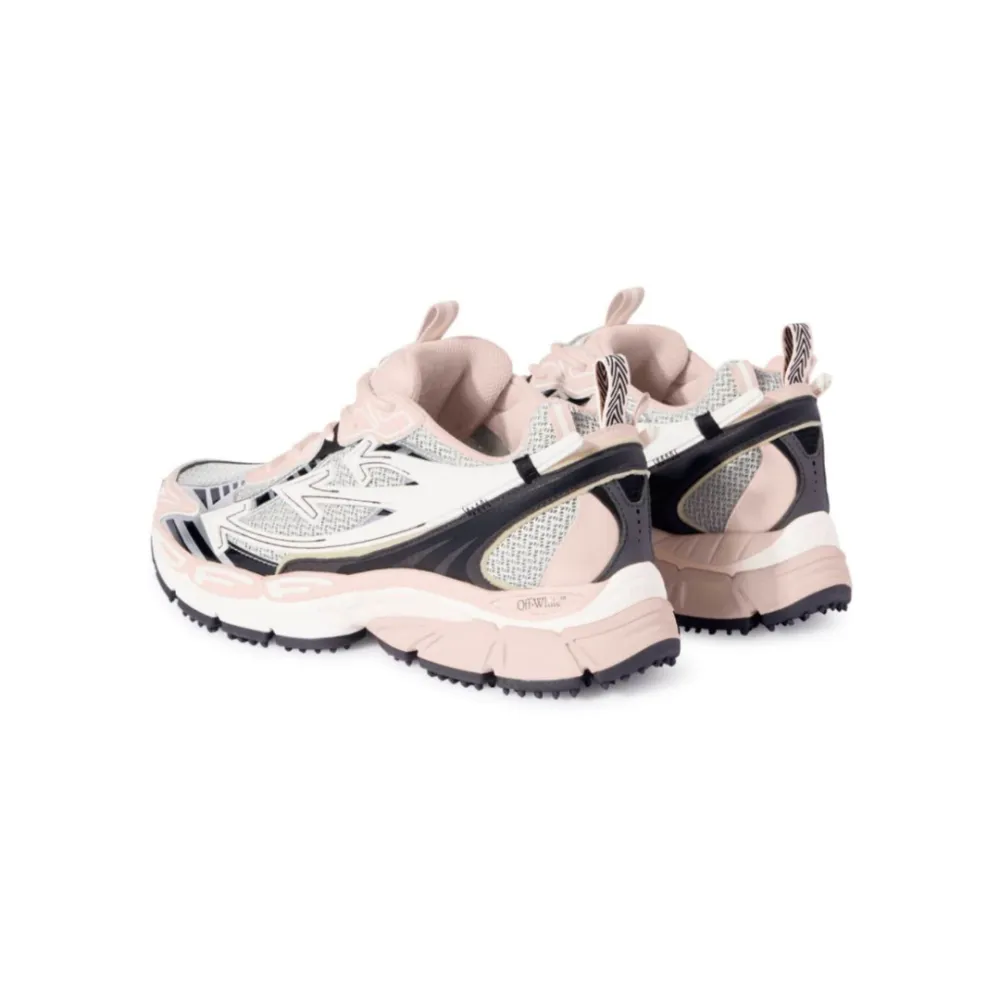 Off White Be Right Back Sneakers Pink Grey