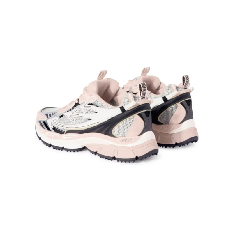 Off White Be Right Back Sneakers Pink Grey