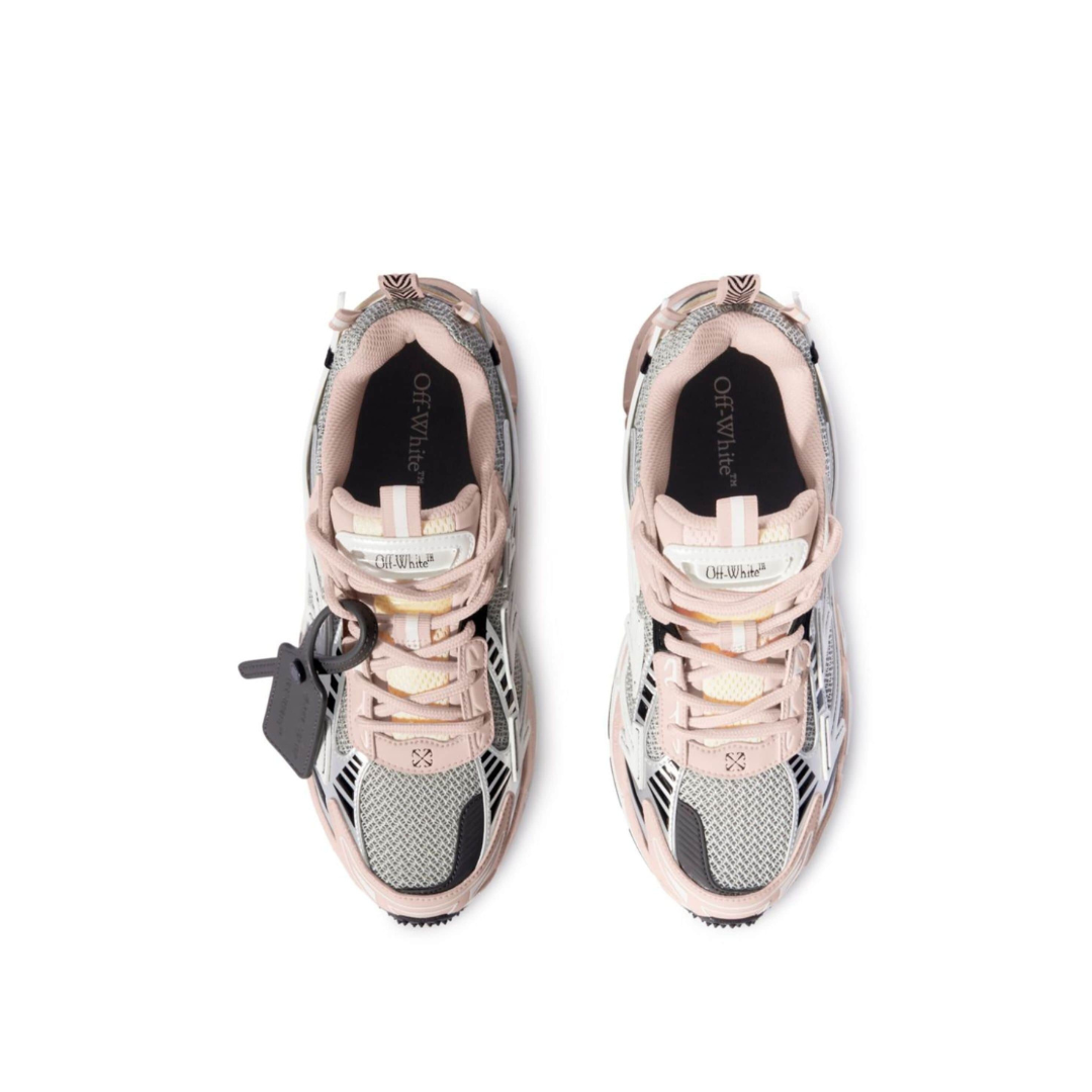 Off White Be Right Back Sneakers Pink Grey
