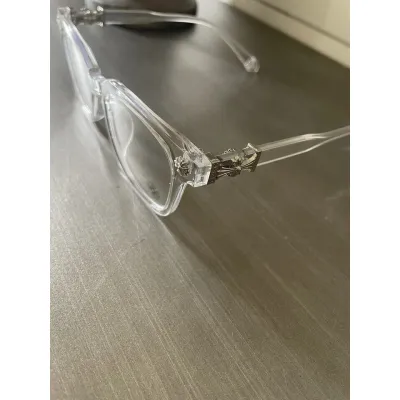 Chrome Hearts Glasses Clear Silver 02