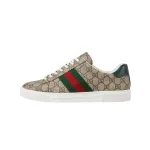 Gucci Ace sneaker with Web Beige And Ebony GG Supreme 760775 FACMZ 9746