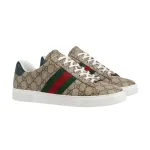 Gucci Ace sneaker with Web Beige And Ebony GG Supreme 760775 FACMZ 9746
