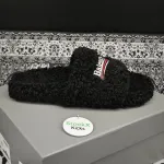Balenciaga Black Furry Slides（QC needs at least 5 days or more）