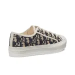 Dior Wmns WalkNDior Embroidered Canvas Low Deep Blue KCK211OBE_S56B