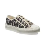 Dior Wmns WalkNDior Embroidered Canvas Low Deep Blue KCK211OBE_S56B