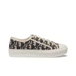 Dior Wmns WalkNDior Embroidered Canvas Low Deep Blue KCK211OBE_S56B
