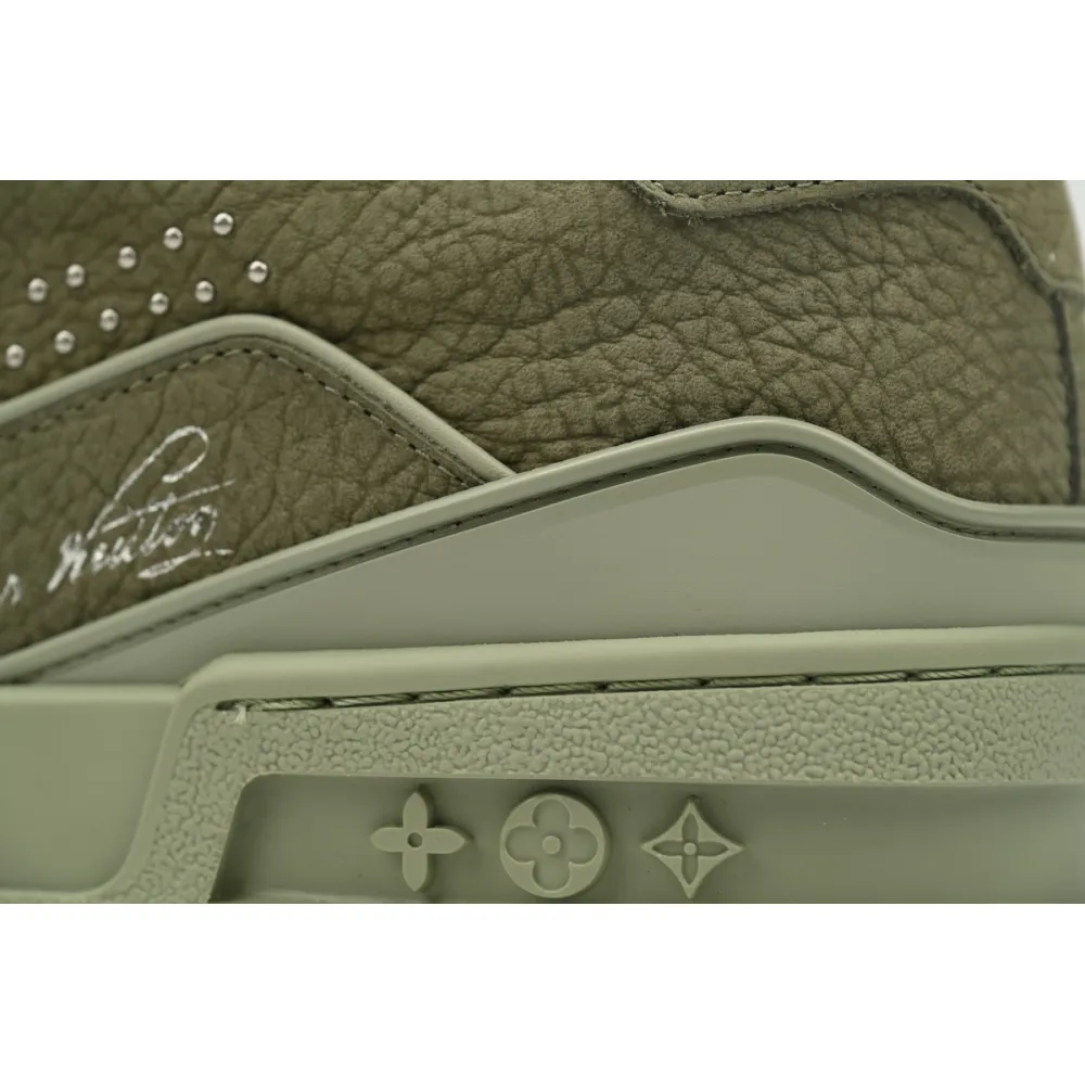 Louis Vuitton LV Trainer Sneaker Green 1AHTG3