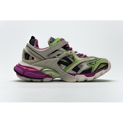 Balenciaga Track 2 Sneaker White Green Pink 568615 W2GN3 9199 02