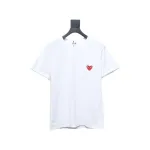 CDG PLAY Heart Round Neck T-shirt