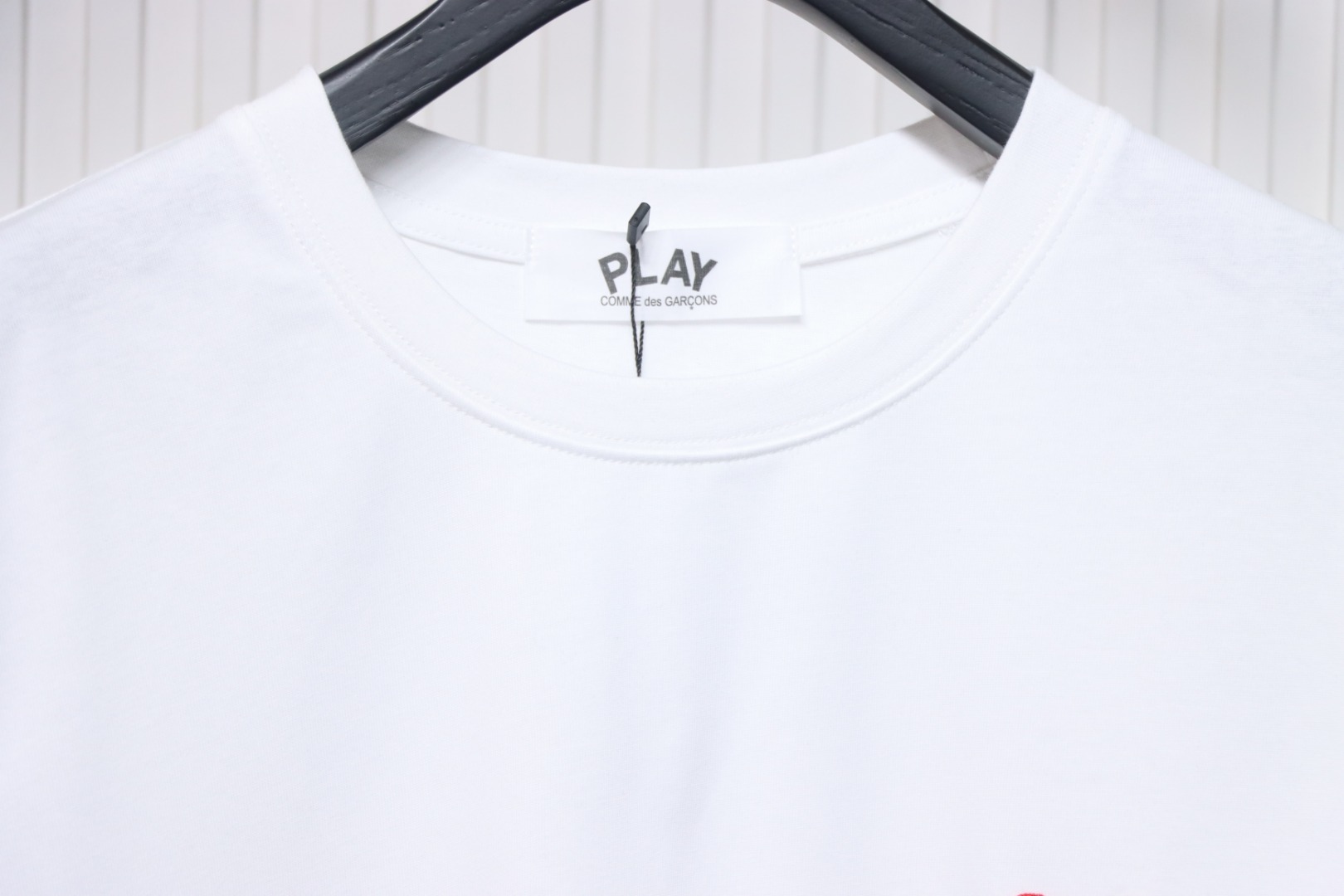 CDG PLAY Heart Round Neck T-shirt