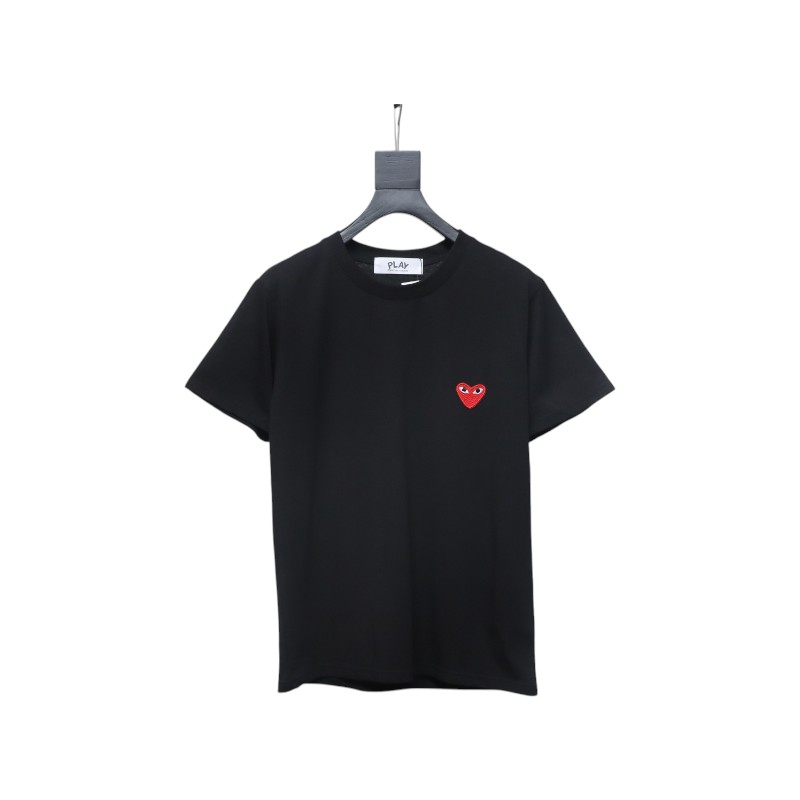 CDG PLAY Heart Round Neck T-shirt