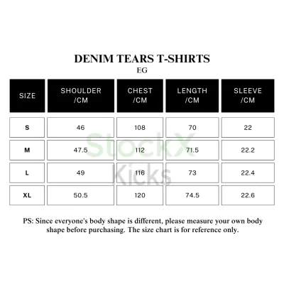 Denim Tears T-Shirt Pink EG DTT14 02