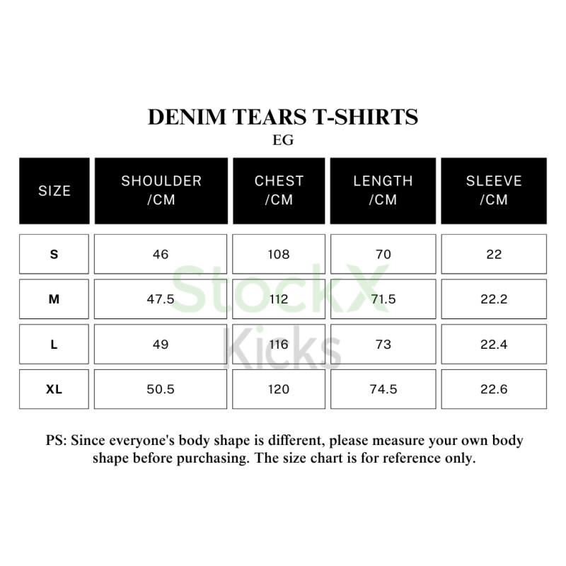 Denim Tears T-Shirt Grey EG DTT10