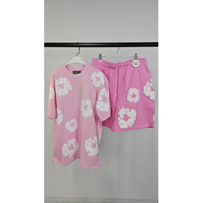Denim Tears T-Shirt Pink EG DTT14 01