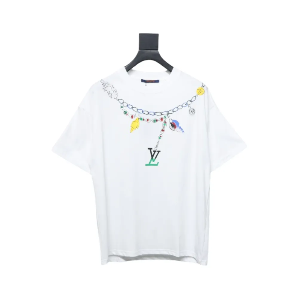 Louis Vuitton Creative necklace T-shirt