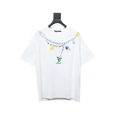 Louis Vuitton Creative necklace T-shirt 01