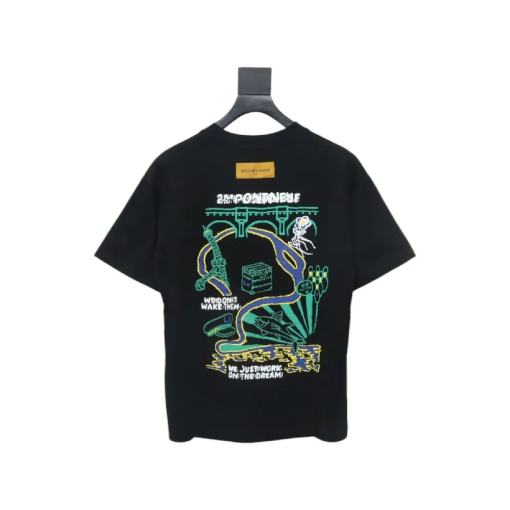 Louis Vuitton Floral Graffiti T-shirt
