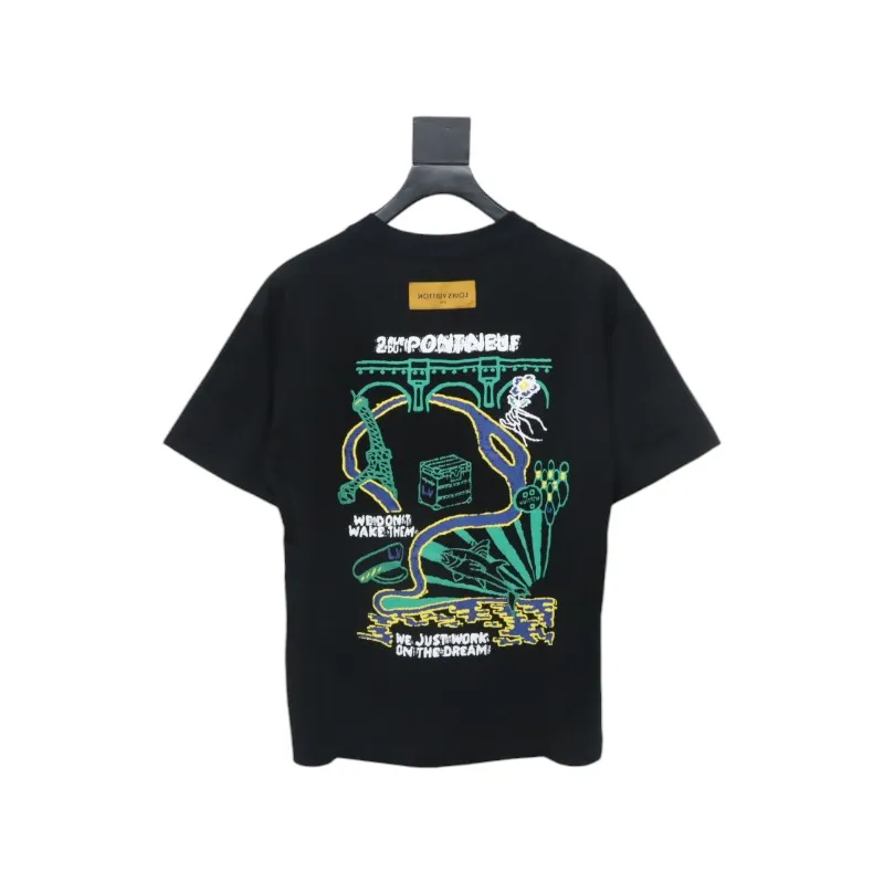 Louis Vuitton Floral Graffiti T-shirt
