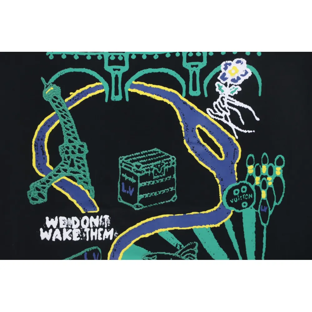 Louis Vuitton Floral Graffiti T-shirt