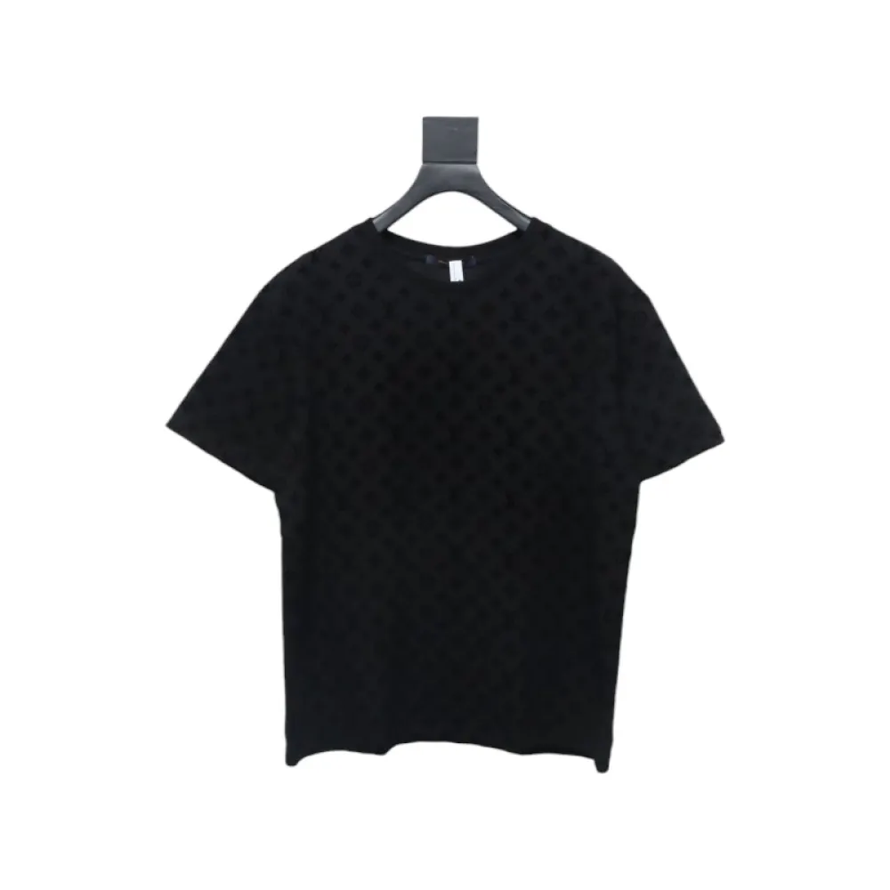 Louis Vuitton Jacquard Flocking T-shirt