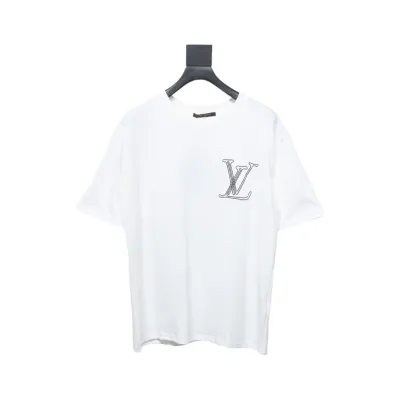 Louis Vuitton Line Logo T-shirt 01