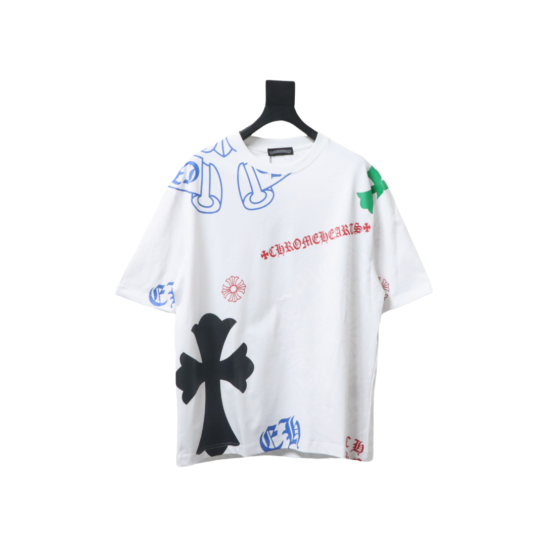 CHROME HEARTS Colored Letters T-Shirt