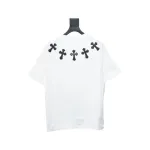 CHROME HEARTS Cross-Veneer Silver Jewelry T-Shirt