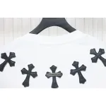 CHROME HEARTS Cross-Veneer Silver Jewelry T-Shirt