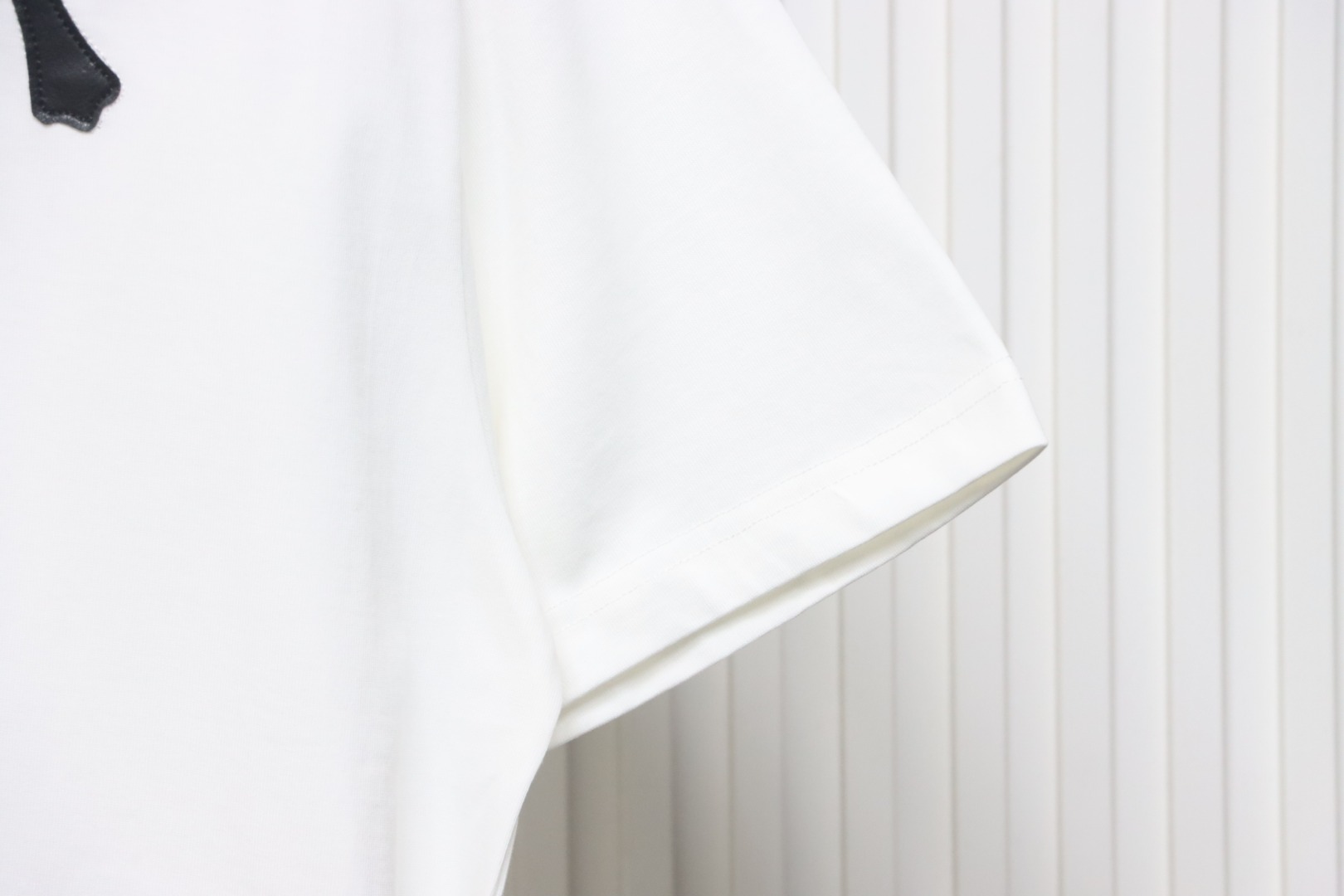 CHROME HEARTS Cross-Veneer Silver Jewelry T-Shirt