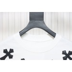 CHROME HEARTS Cross-Veneer Silver Jewelry T-Shirt