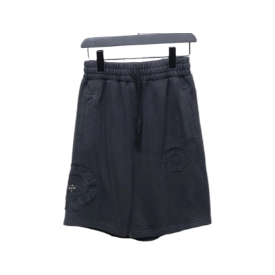 Chrome Hearts Distressed Embroidery Shorts 01