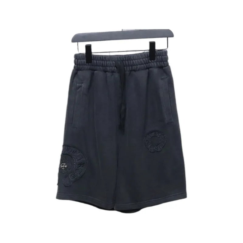 Chrome Hearts Distressed Embroidery Shorts